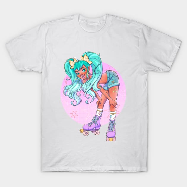 Skatergal T-Shirt by Miikoluna